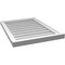 Ekena Millwork Vertical Surface Mount PVC Gable Vent w/ 2"W x 2"H , Brickmould Sill Frame, 22"W x 30"H GVPVE22X3003SN - alternate 3